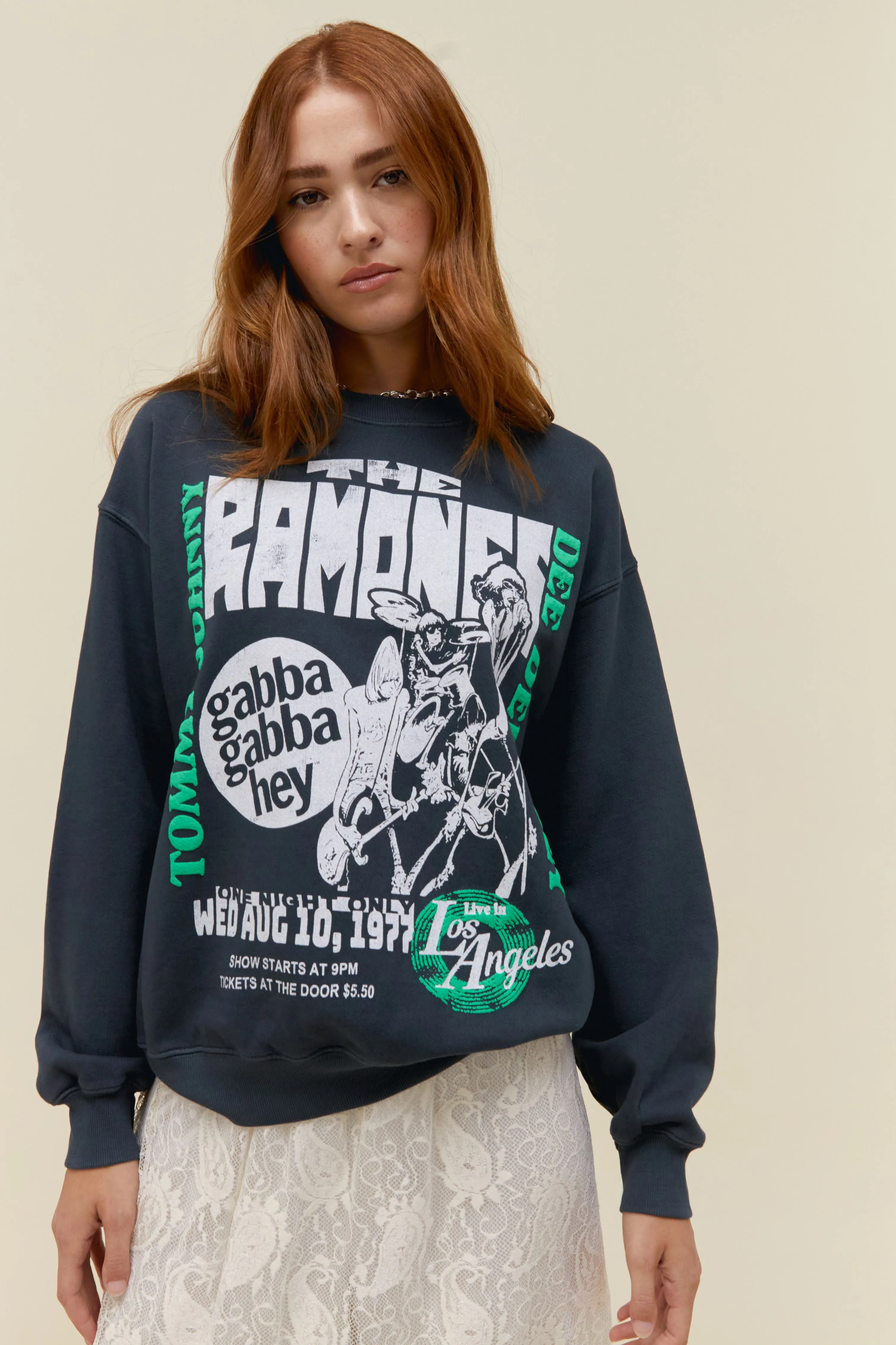 Ramones Gabba Gabba Hey BF Crew sold by Daydreamer