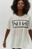Nine Inch Nails The Downward Spiral Merch Tee in Vintage White sold by Daydreamer