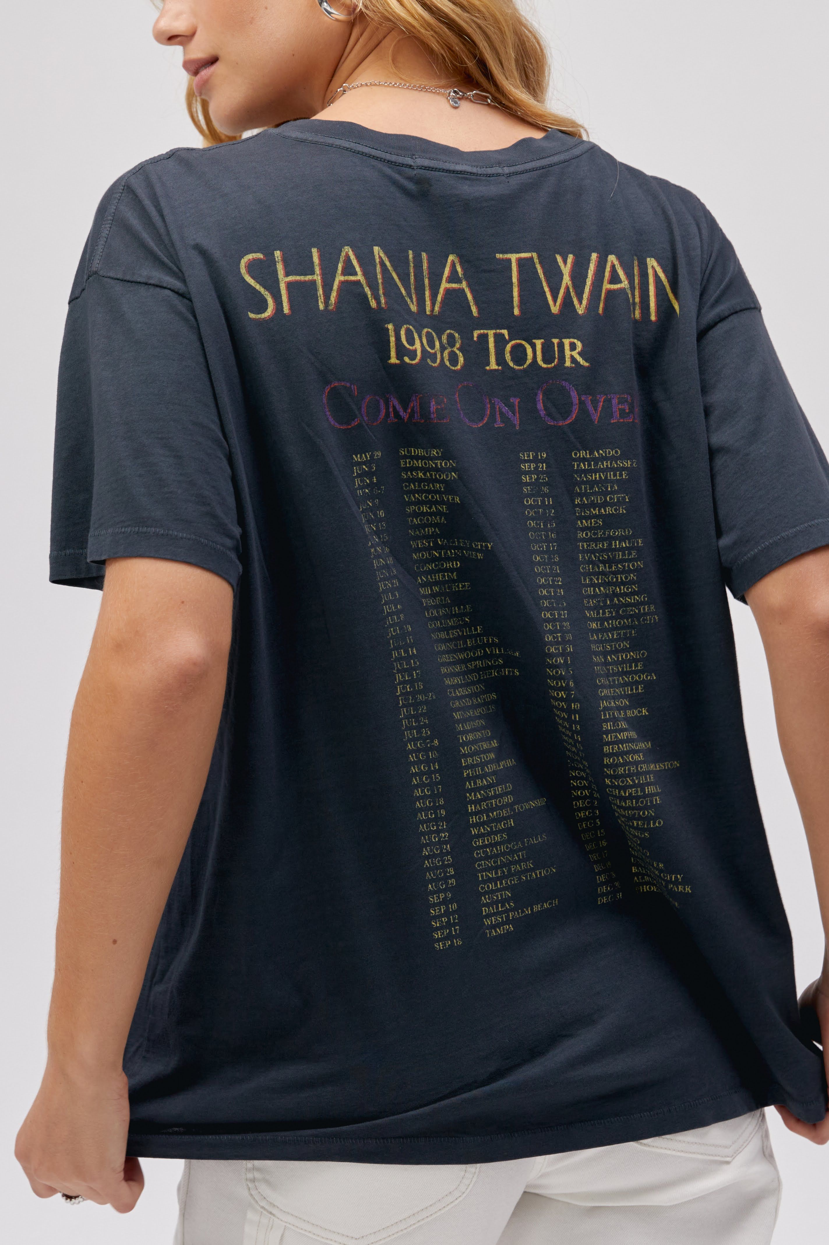 Shania Twain Come On Over 1988 Tour Merch Tee sold by Daydreamer product image thumbnail 2