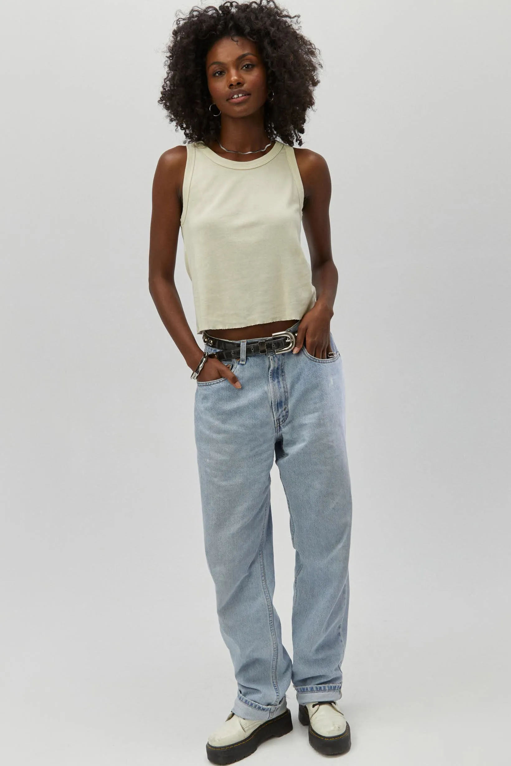 Solid Racer Tank sold by Daydreamer product image thumbnail 3