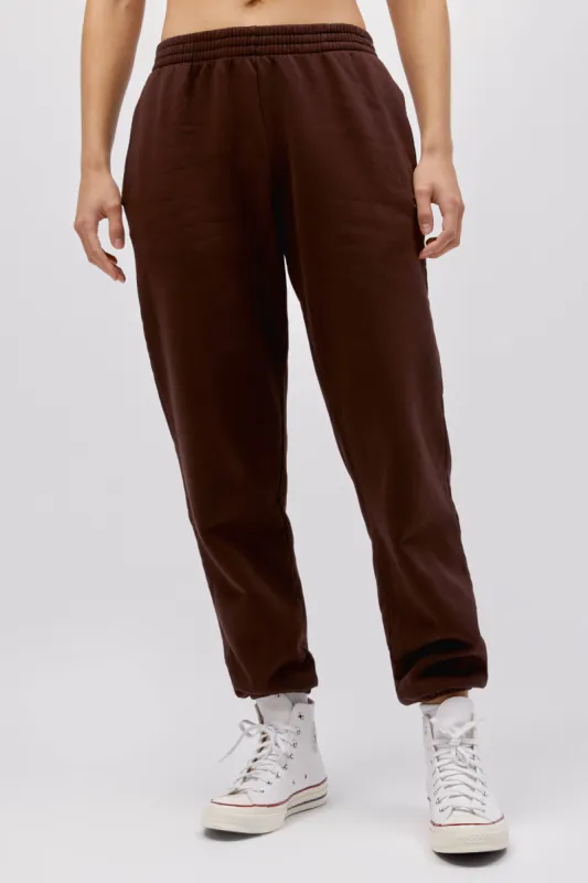 Boyfriend Sweatpant in Dark Auburn sold by Daydreamer