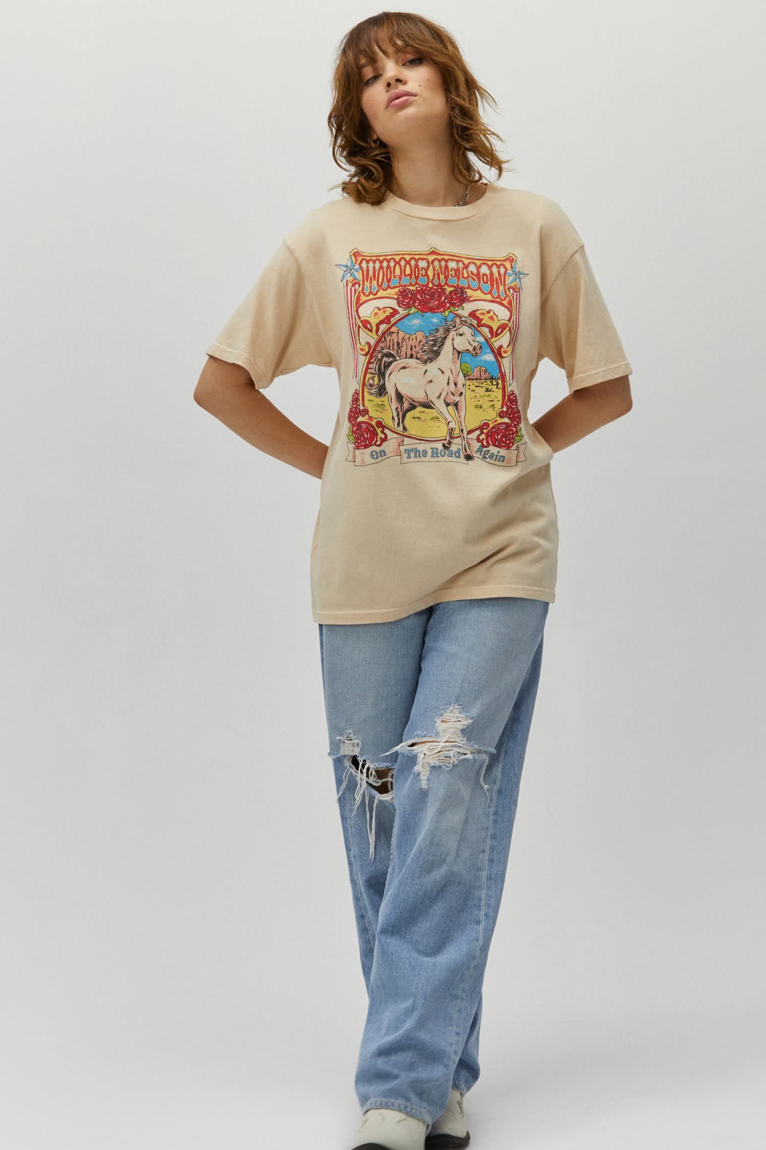 Willie Nelson On The Road Again Weekend Tee sold by Daydreamer product image thumbnail 4