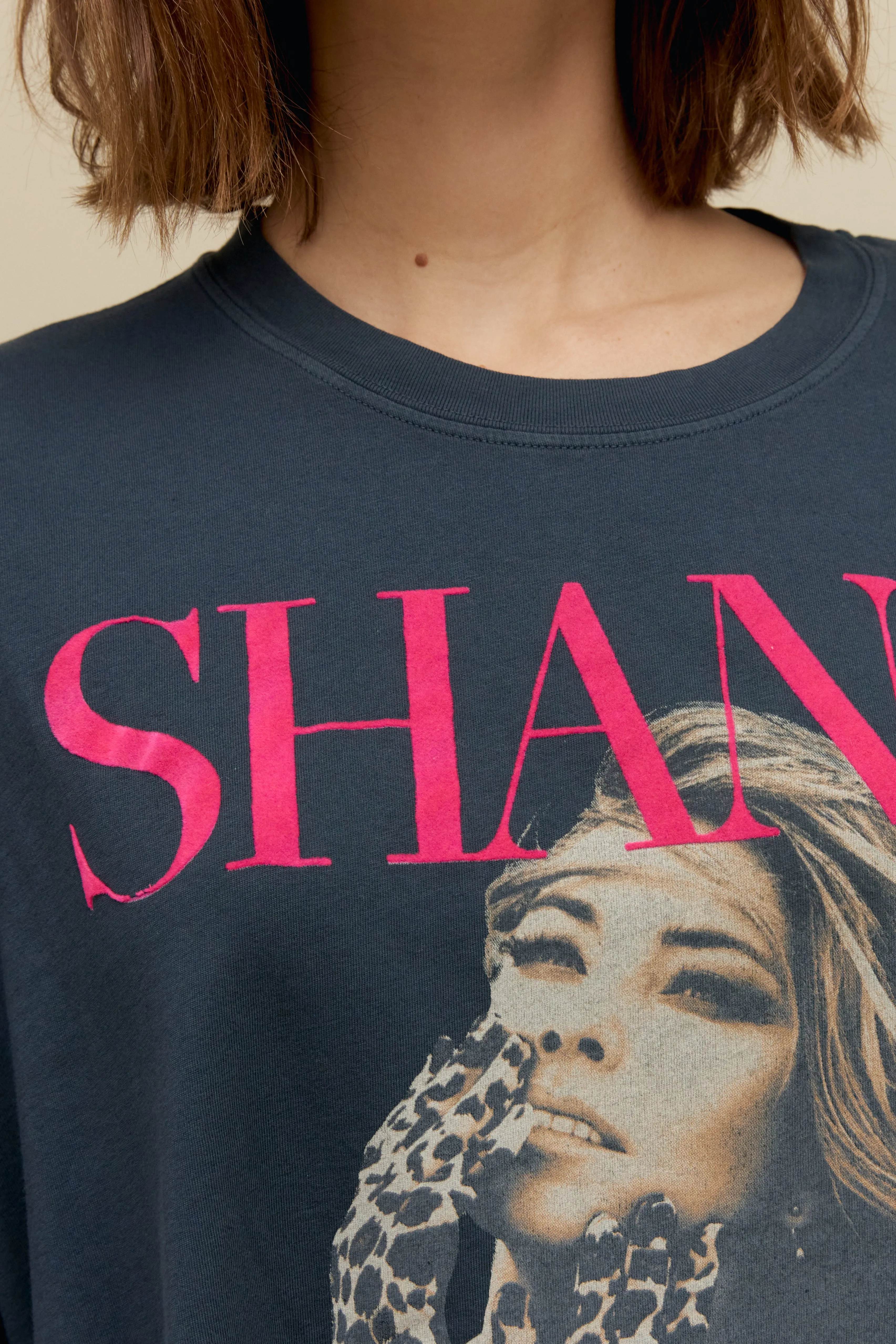 Shania Let's Go Girls OS Tee in Vintage Black sold by Daydreamer product image thumbnail 3