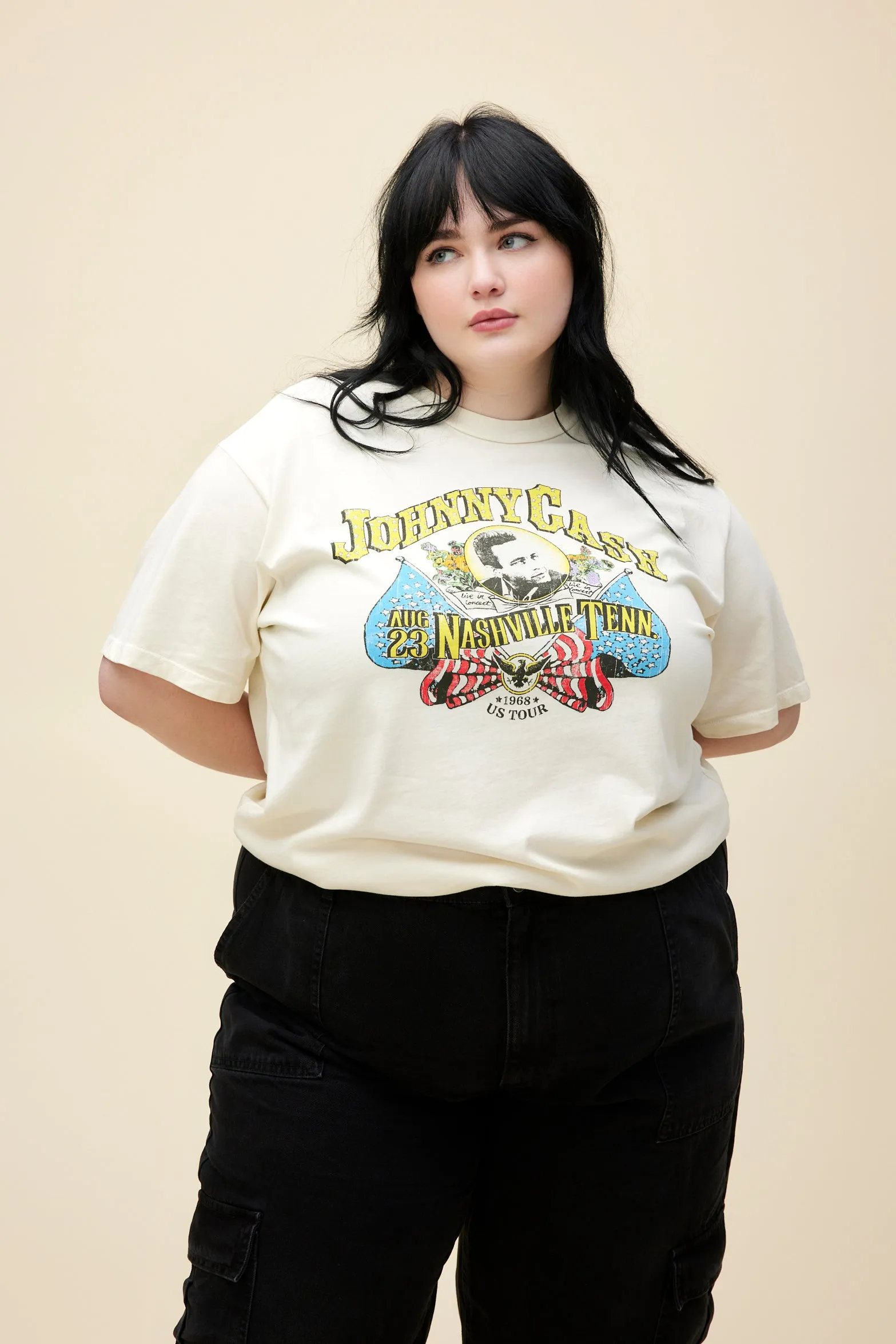 Johnny Cash Nashville 1968 Weekend Tee ES sold by Daydreamer product image thumbnail 2