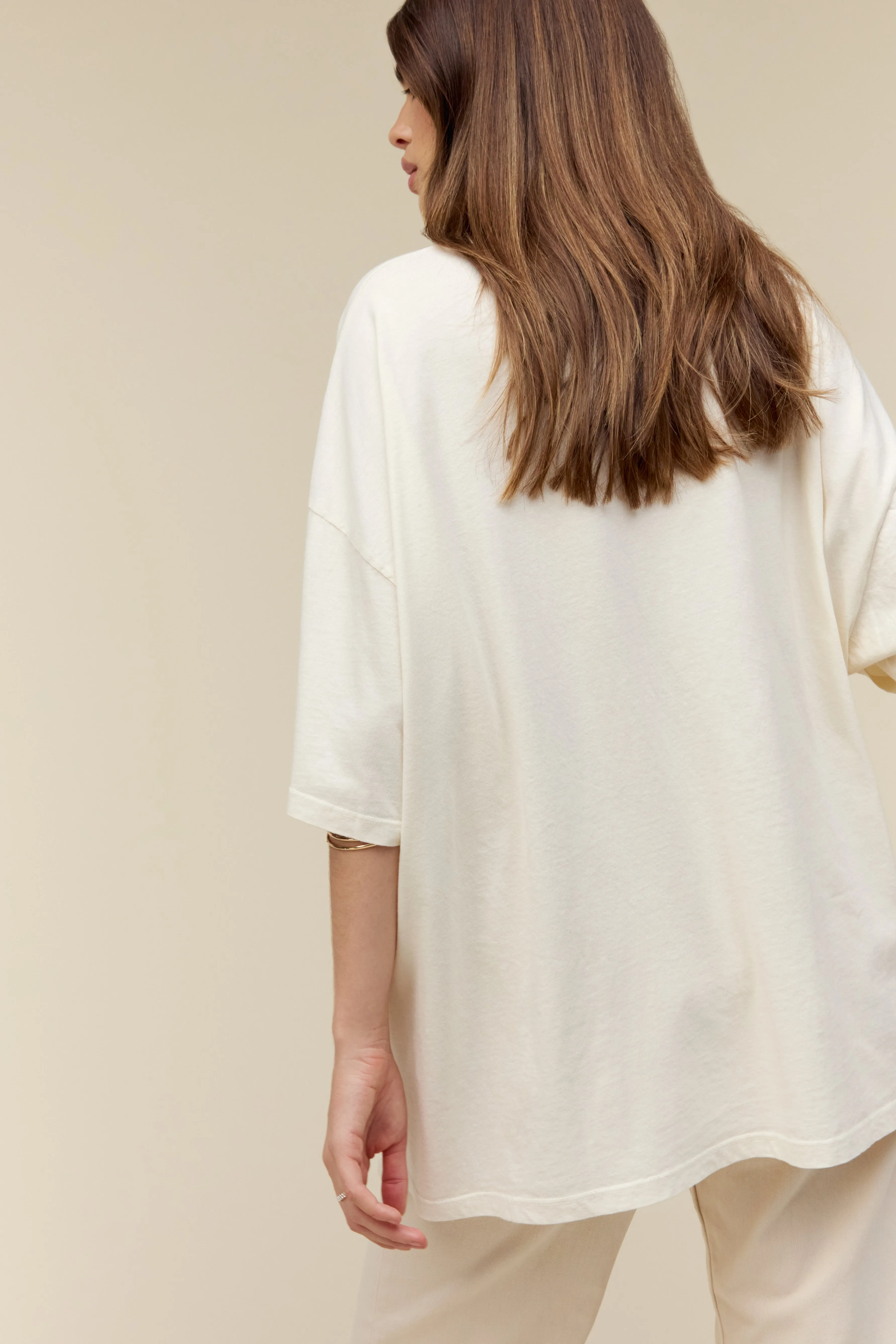 Fort Worth OS Tee in Stone Vintage sold by Daydreamer product image thumbnail 3