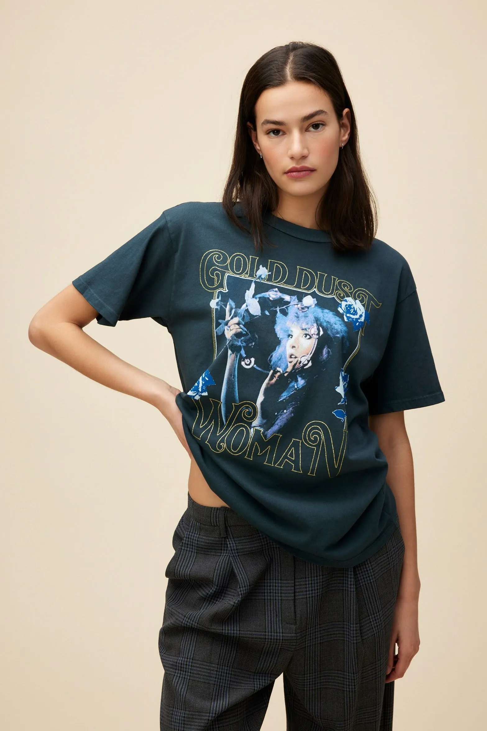 Stevie Nicks Gold Dust Woman Weekend Tee sold by Daydreamer product image thumbnail 2