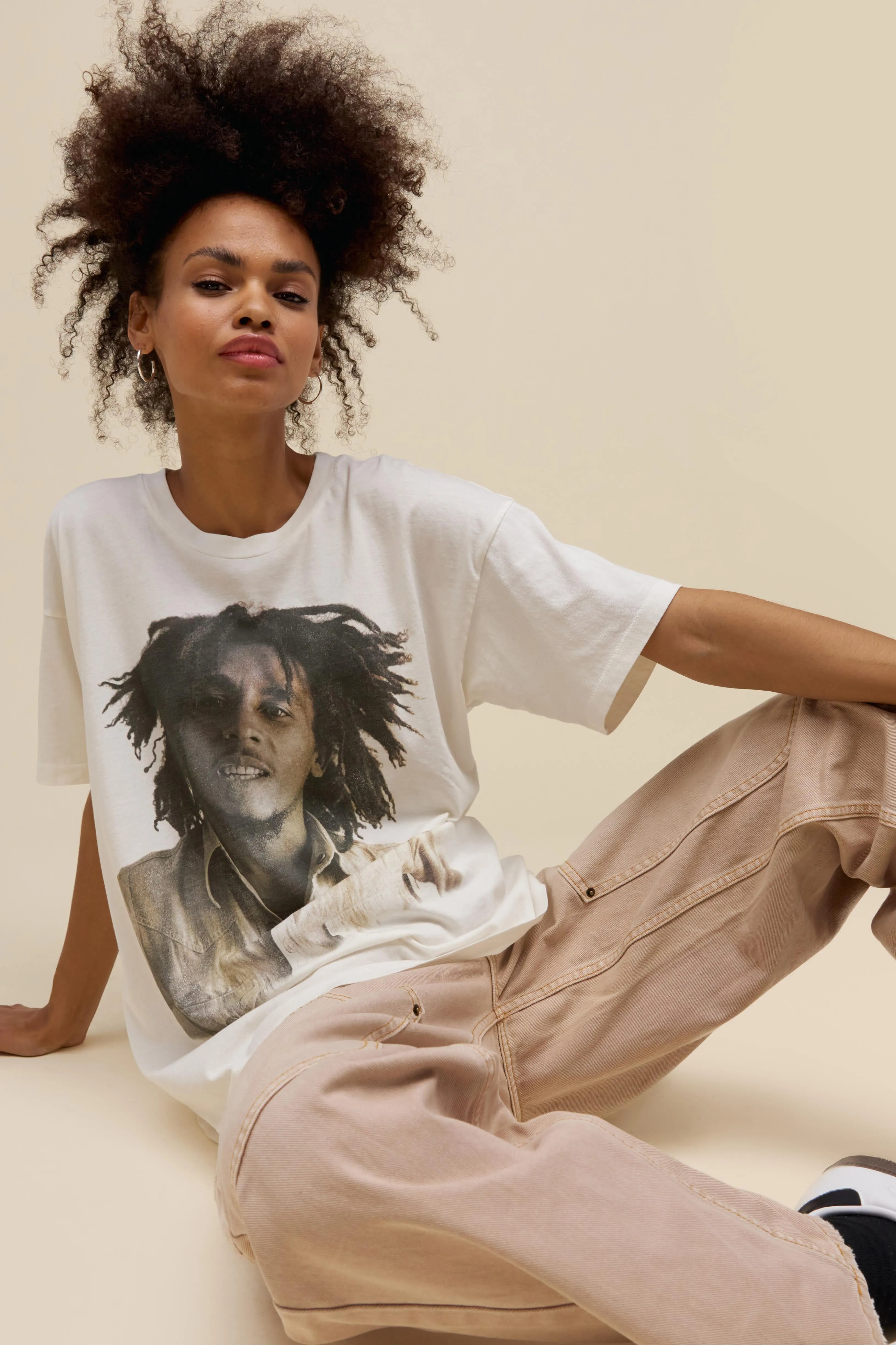 Bob Marley Photo Merch Tee sold by Daydreamer product image thumbnail 3