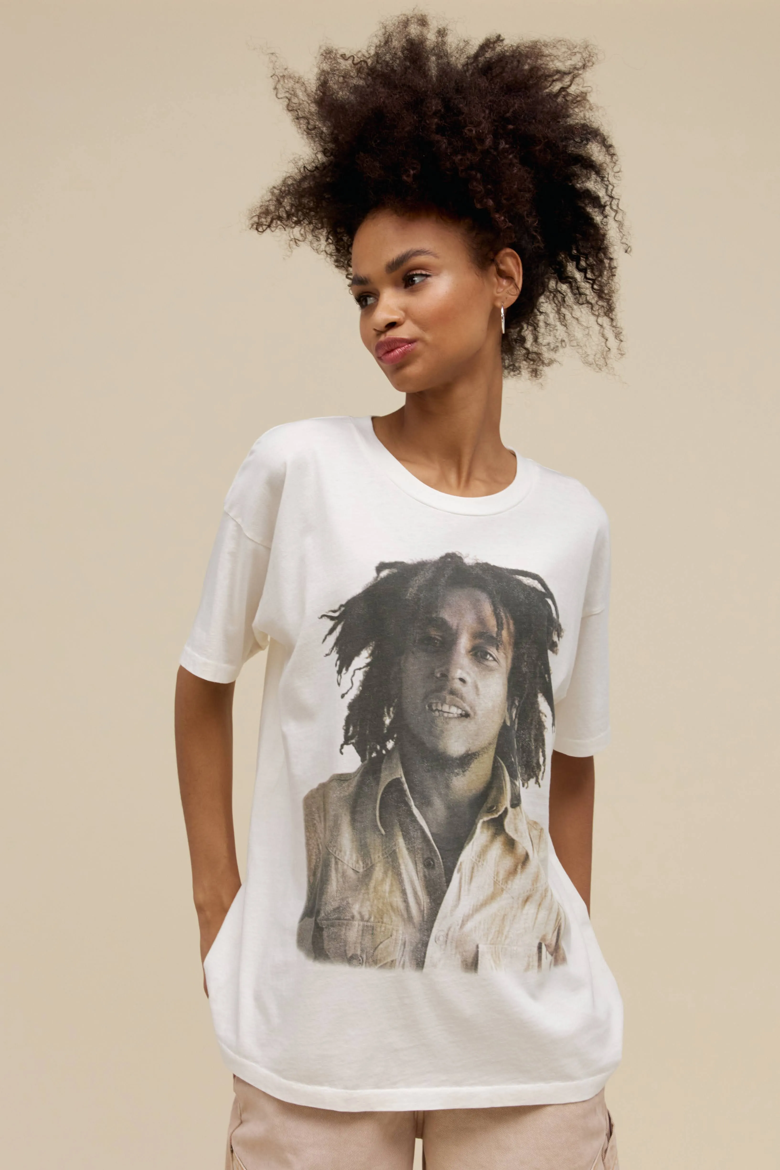 Bob Marley Photo Merch Tee sold by Daydreamer product image thumbnail 2