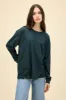 Solid Long Sleeve Merch in Vintage Black sold by Daydreamer