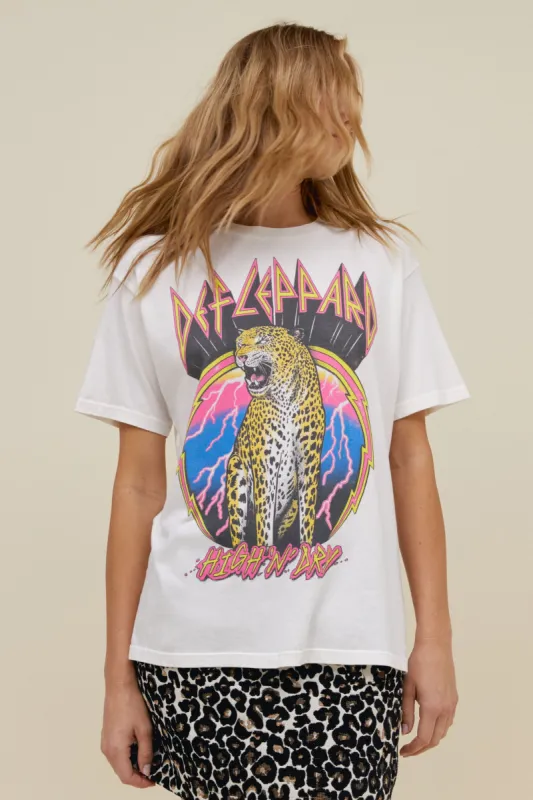 Def Leppard High N Dry Weekend Tee made by Daydreamer