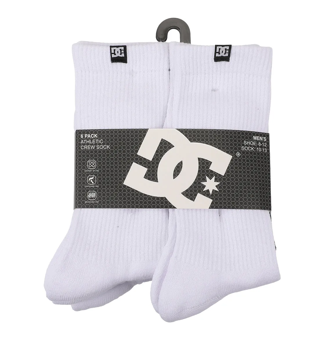 Logo Crew Sock 6-Pack sold by DC product image thumbnail 4