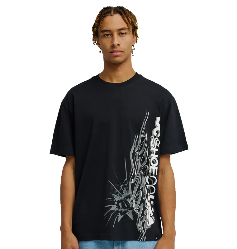 Men's DC Side Flame Tee made by DC