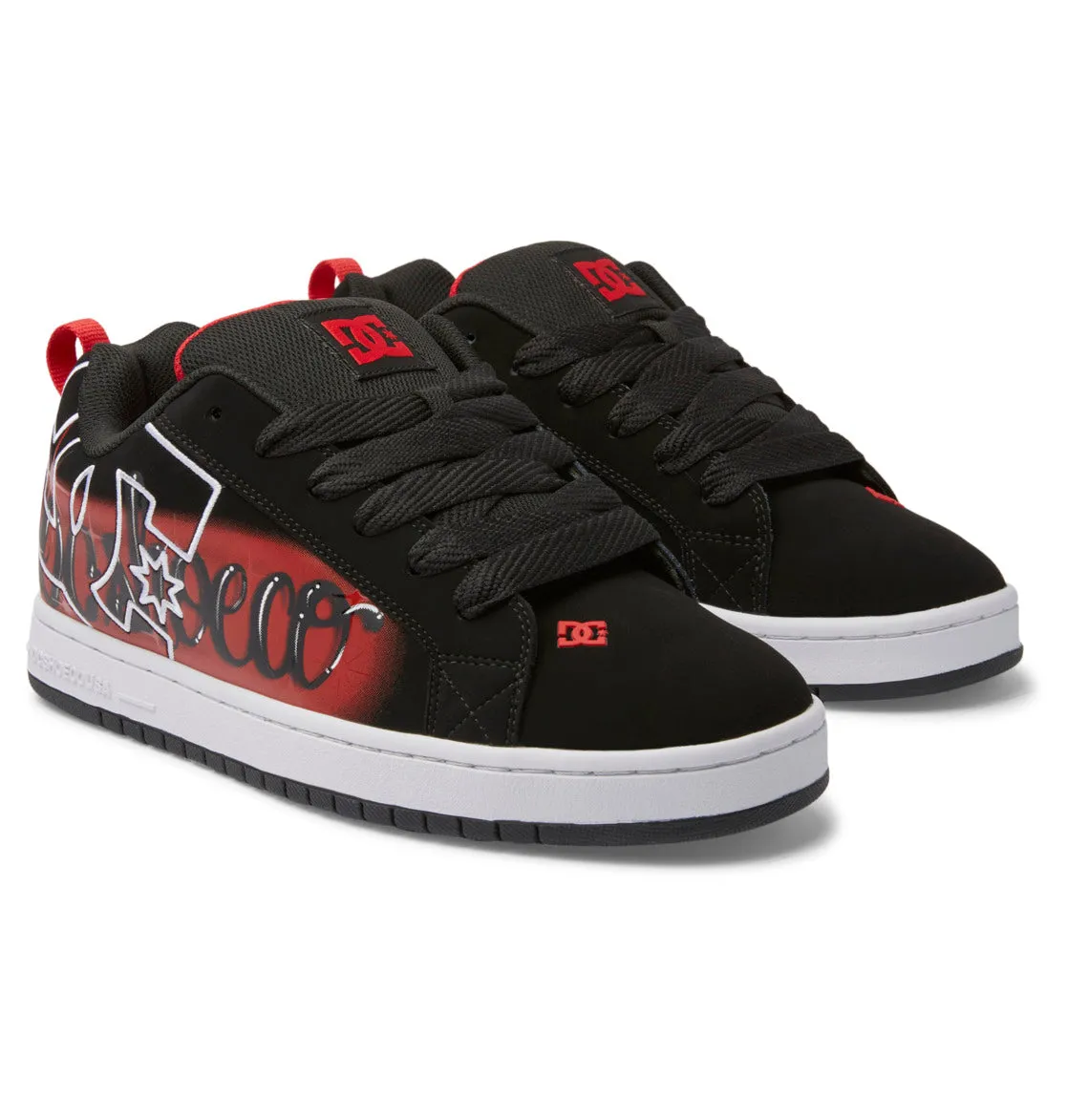 Men's Graffiti Print Court Graffik Shoes sold by DC product image thumbnail 4