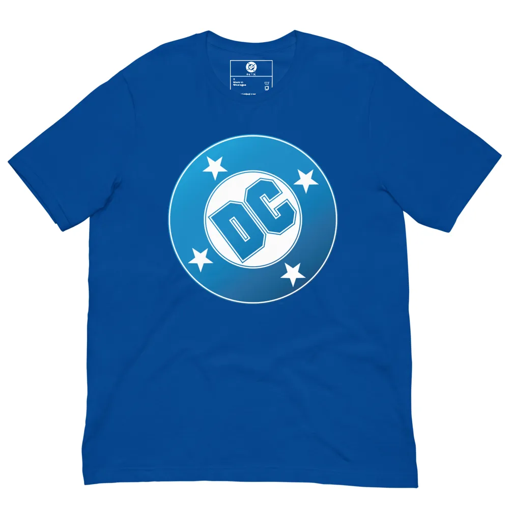 DC Blue Logo T-Shirt sold by DC Comics product image thumbnail 3