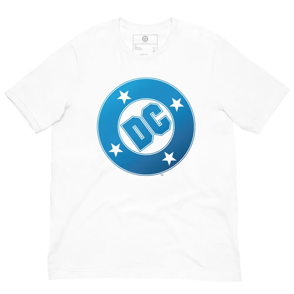 DC Blue Logo T-Shirt sold by DC Comics product image thumbnail 4
