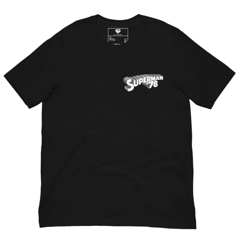SUPERMAN: THE MOVIE ’78 T-shirt sold by DC Comics