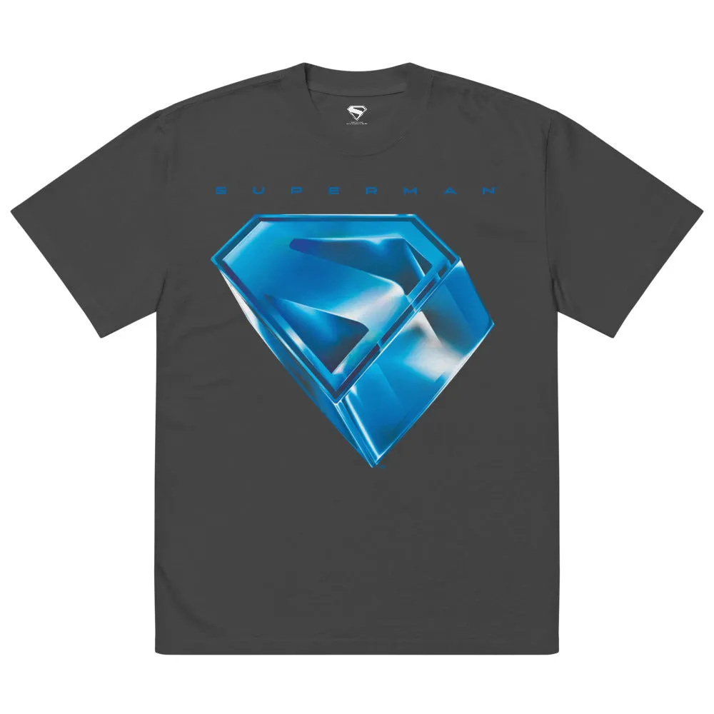 Superman 2025 Oversized T-Shirt - Stylized S-Shield sold by DC Comics