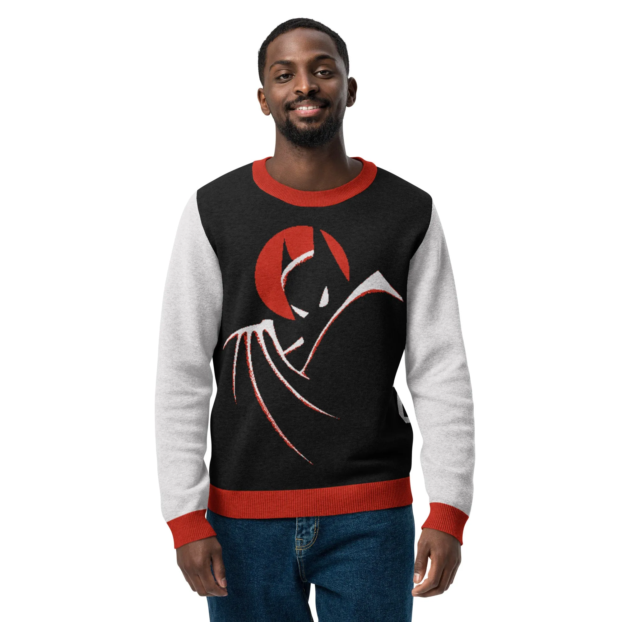 BATMAN: THE ANIMATED SERIES Classic Fit Knitted Crew Neck Sweater sold by DC Comics product image thumbnail 3