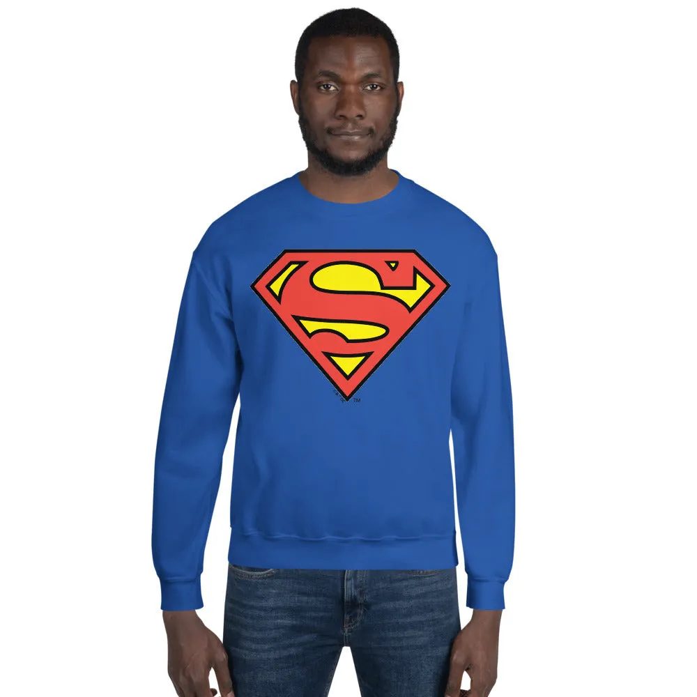 SUPERMAN Logo Crewneck Sweatshirt sold by DC Comics product image thumbnail 4