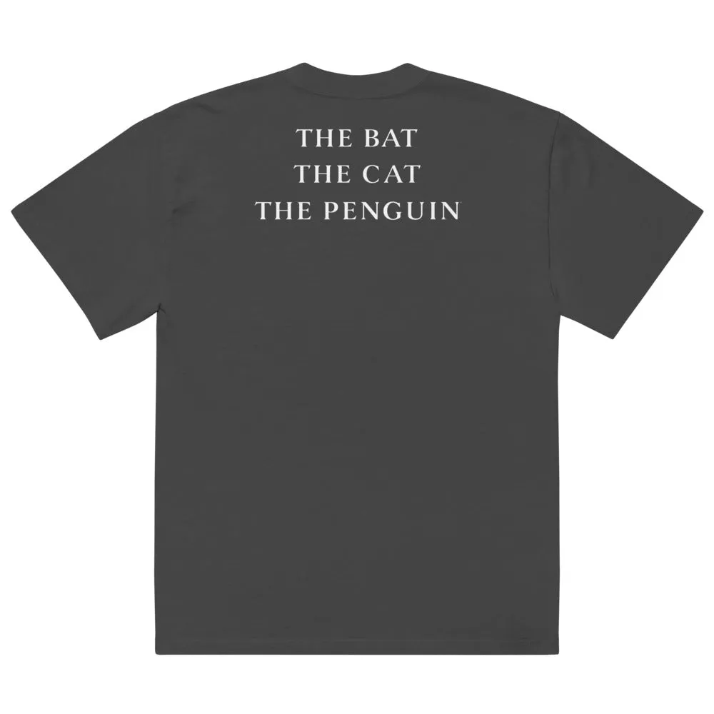 BATMAN RETURNS The Bat The Cat The Penguin Oversized Faded T-shirt sold by DC Comics product image thumbnail 2