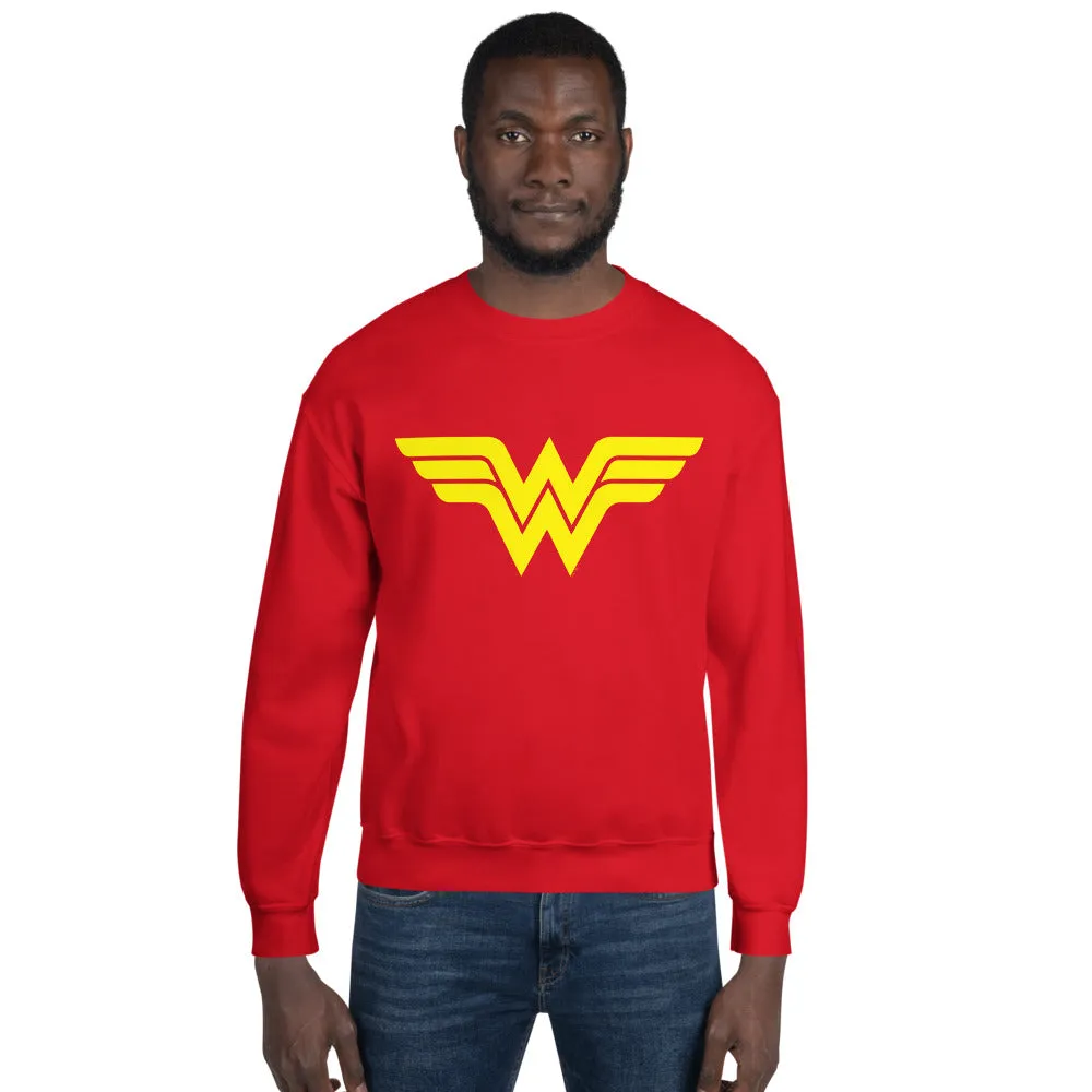 WONDER WOMAN Logo Crewneck Sweatshirt sold by DC Comics product image thumbnail 3