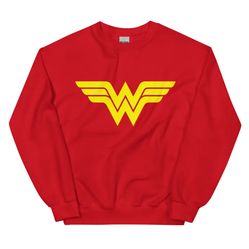 WONDER WOMAN Logo Crewneck Sweatshirt sold by DC Comics