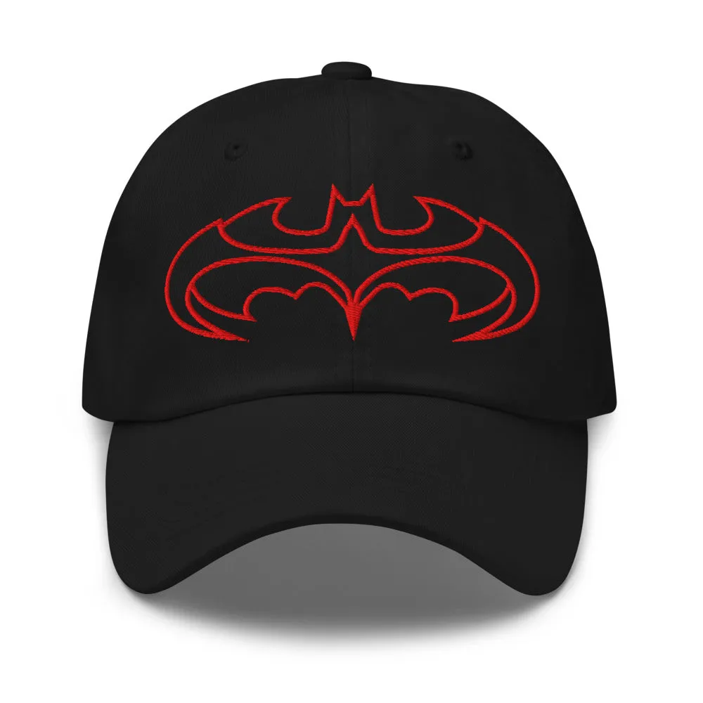 BATMAN & ROBIN Logo Embroidered Dad Hat sold by DC Comics