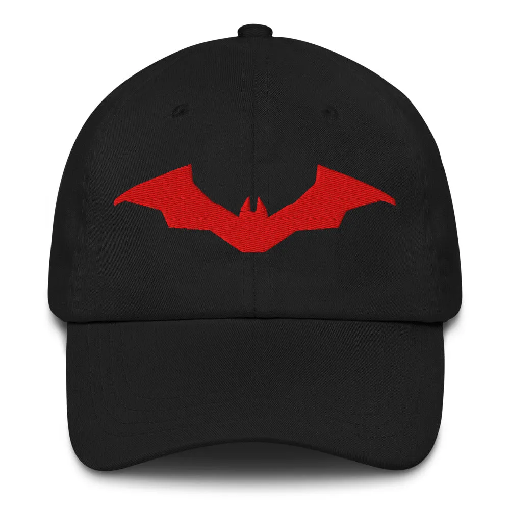THE BATMAN Bat Logo Embroidered Dad Hat sold by DC Comics