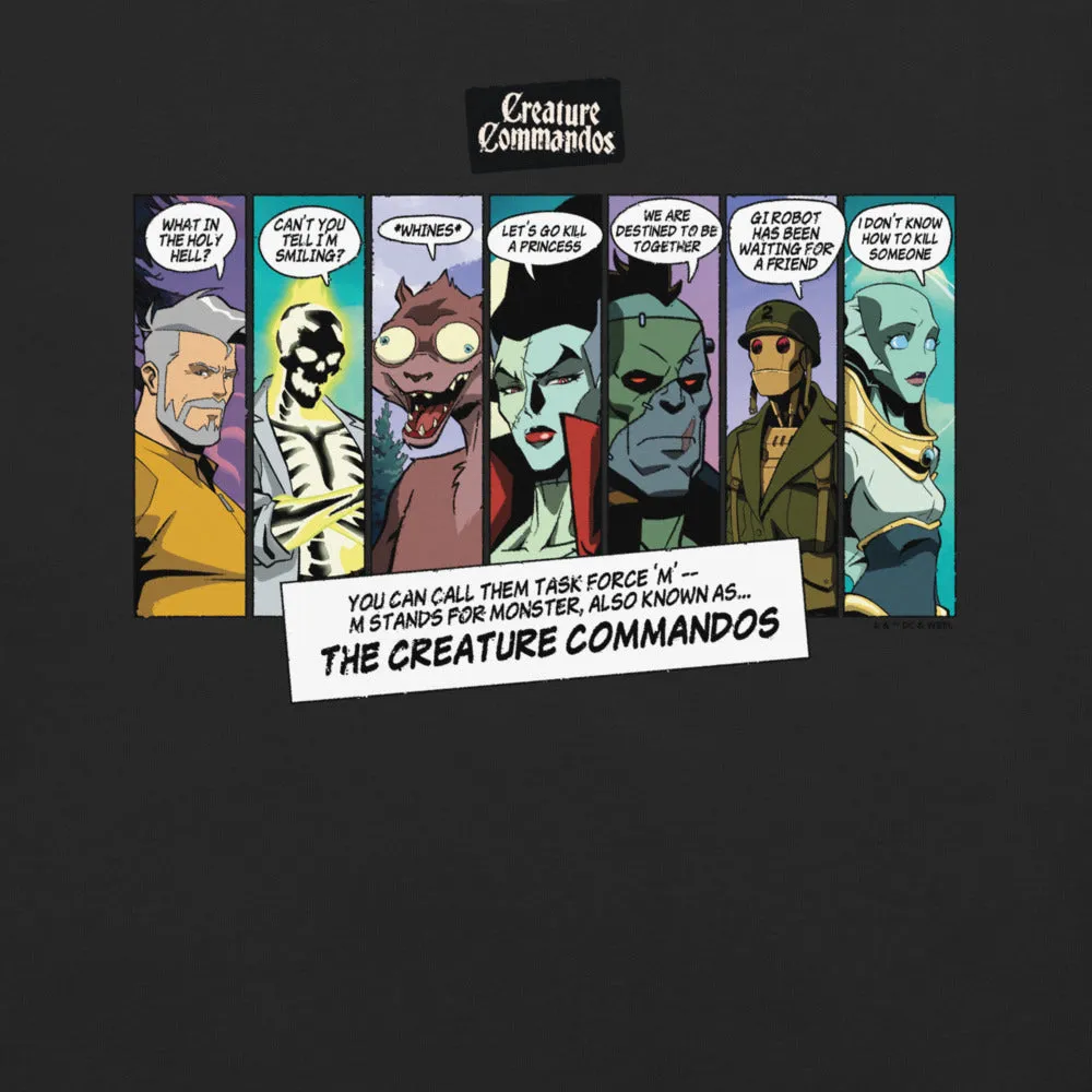 CREATURE COMMANDOS Panels Comfort Colors T-shirt sold by DC Comics product image thumbnail 2