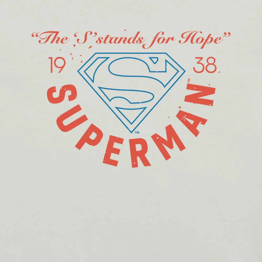 SUPERMAN "The "S" Stands for Hope" 1938 Exclusive T-Shirt sold by DC Comics product image thumbnail 4