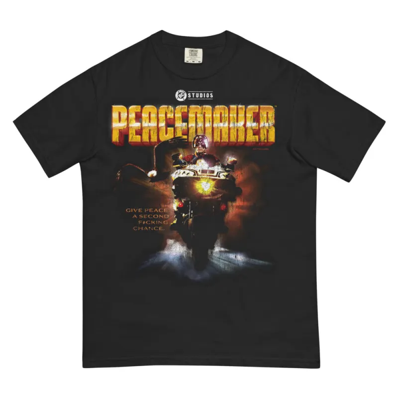 PEACEMAKER Give Peace a Second F#cking Chance Comfort Colors T-Shirt sold by DC Comics