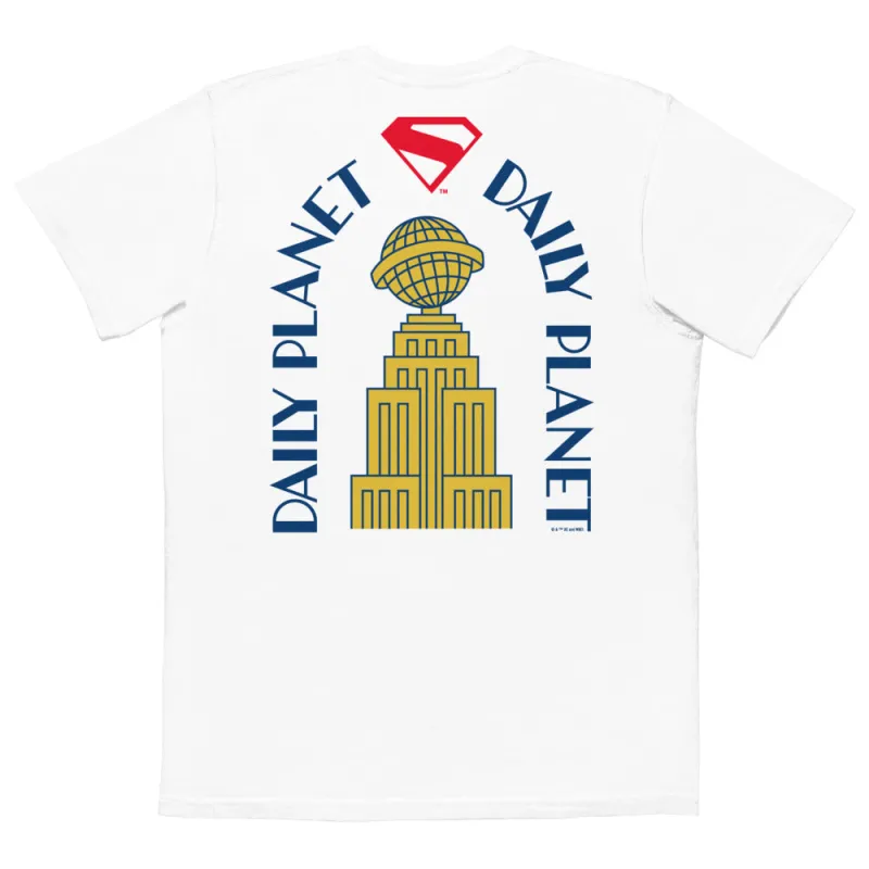 SUPERMAN (2025 Movie) Daily Planet Comfort Colors Pocket T-Shirt sold by DC Comics