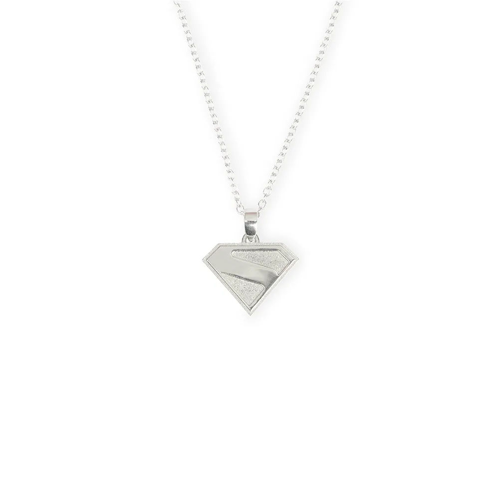 SUPERMAN (2025 Movie) S-Shield Sterling Silver Necklace sold by DC Comics product image thumbnail 2
