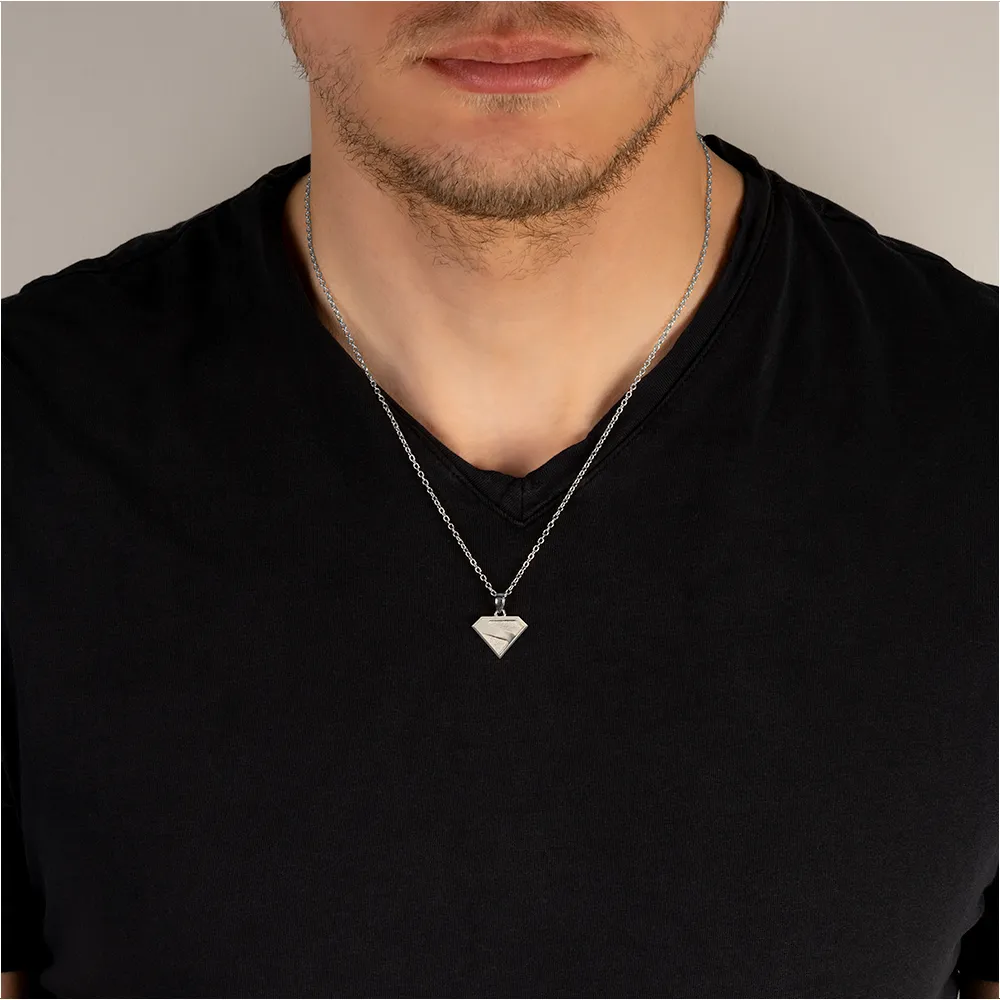 SUPERMAN (2025 Movie) S-Shield Sterling Silver Necklace sold by DC Comics product image thumbnail 5