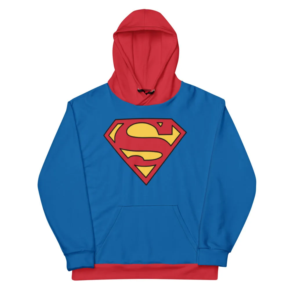 SUPERMAN Logo Cosplay Hoodie sold by DC Comics