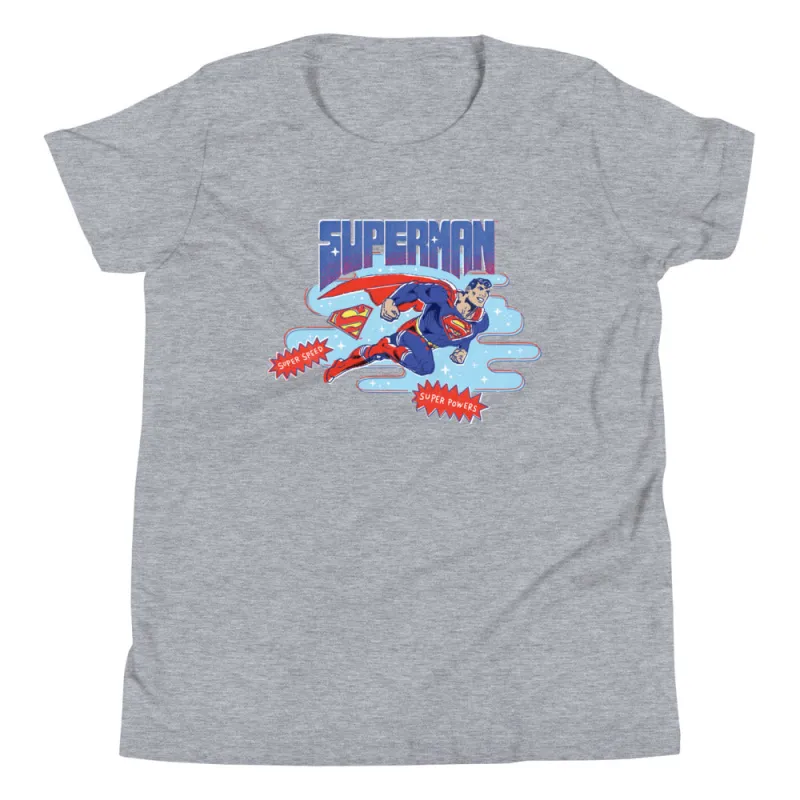 SUPERMAN Super Speed, Super Powers Youth T-Shirt sold by DC Comics