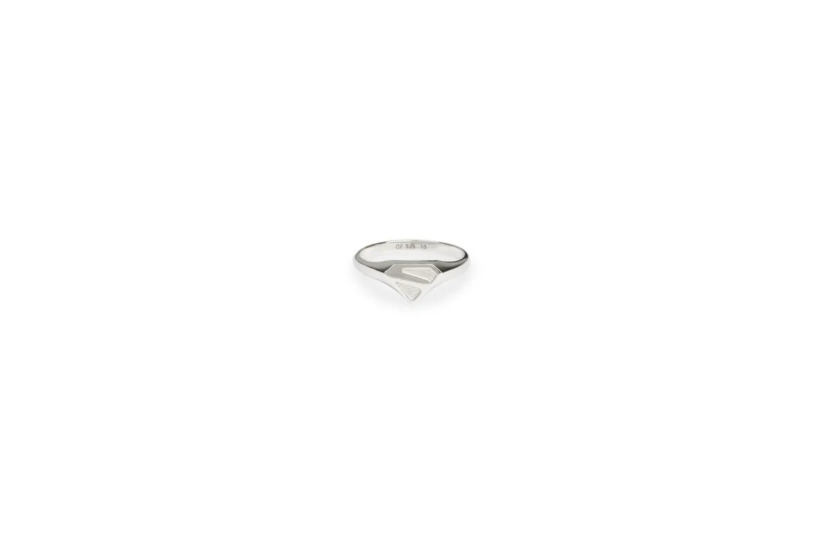 SUPERMAN (2025 Movie) S-Shield Sterling Silver Ring sold by DC Comics