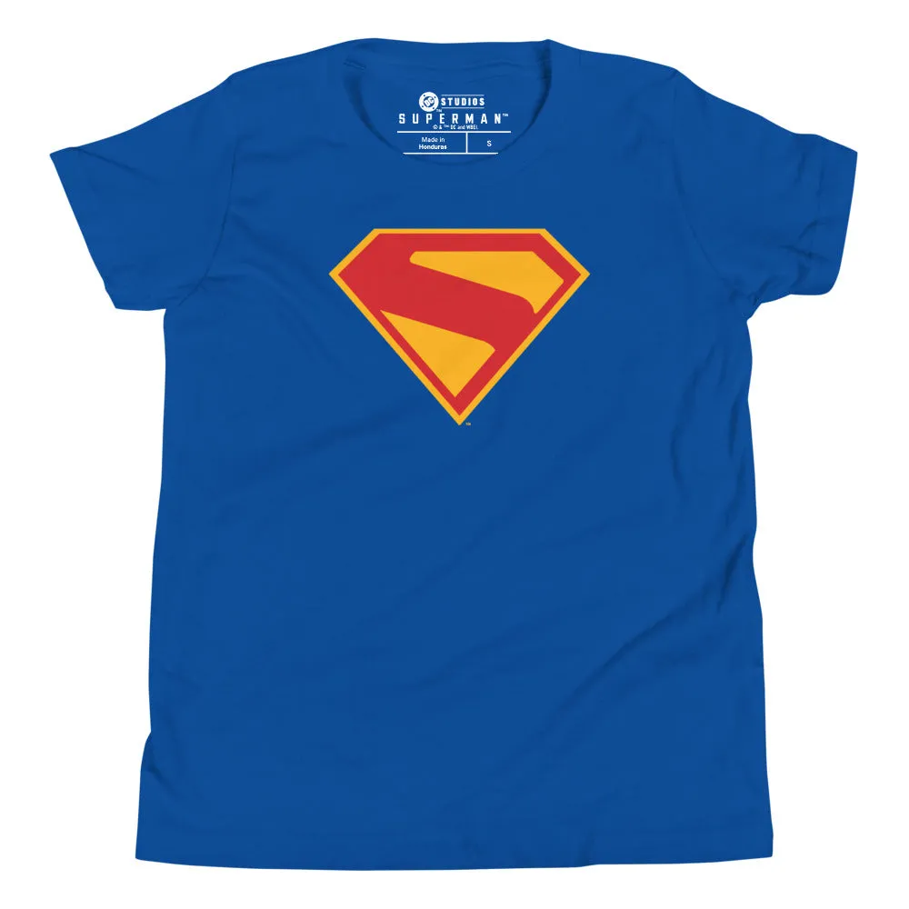 SUPERMAN (2025 Movie) S-Shield Youth T-Shirt sold by DC Comics product image thumbnail 3