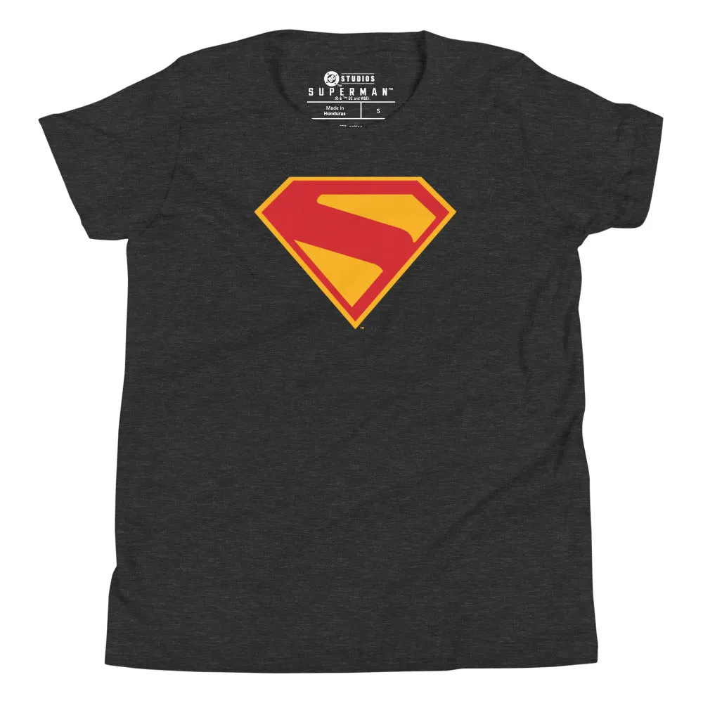 SUPERMAN (2025 Movie) S-Shield Youth T-Shirt sold by DC Comics product image thumbnail 2