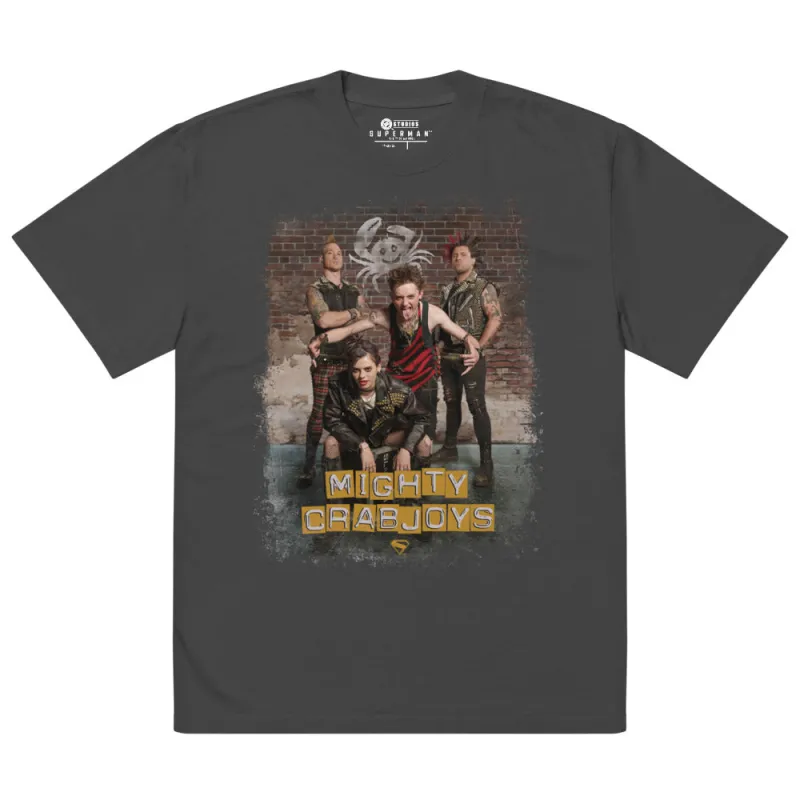 SUPERMAN (2025 Movie) Mighty Crabjoys Oversized Faded T-Shirt sold by DC Comics