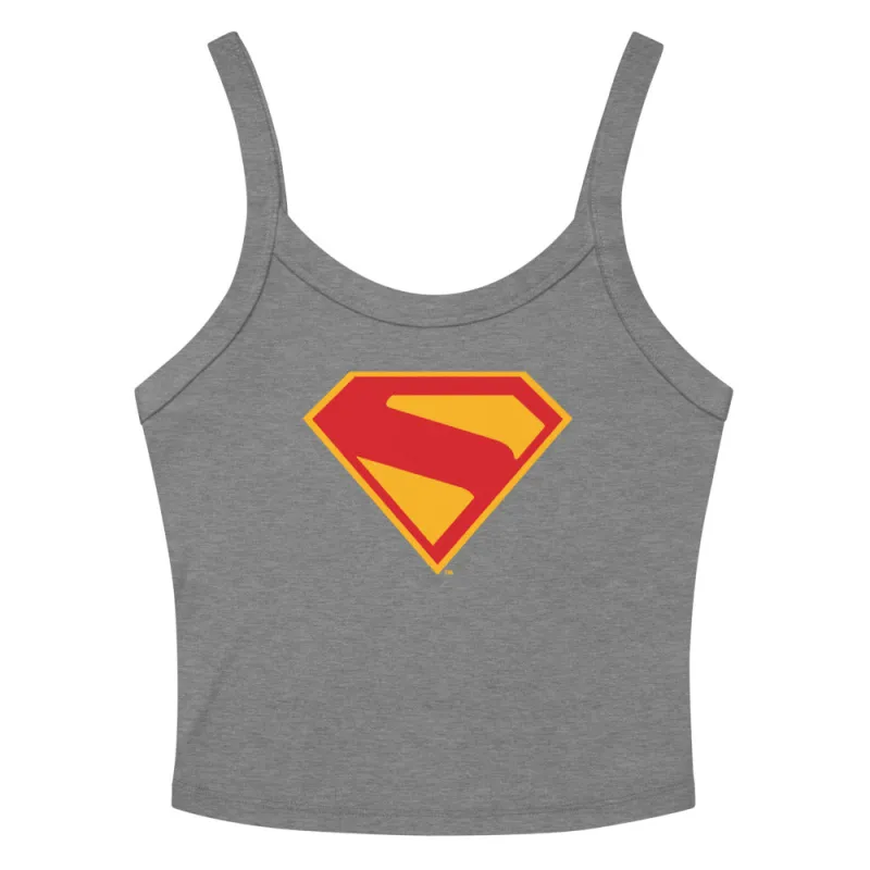 SUPERMAN (2025 Movie) S-Shield Women’s Micro-Rib Tank Top sold by DC Comics