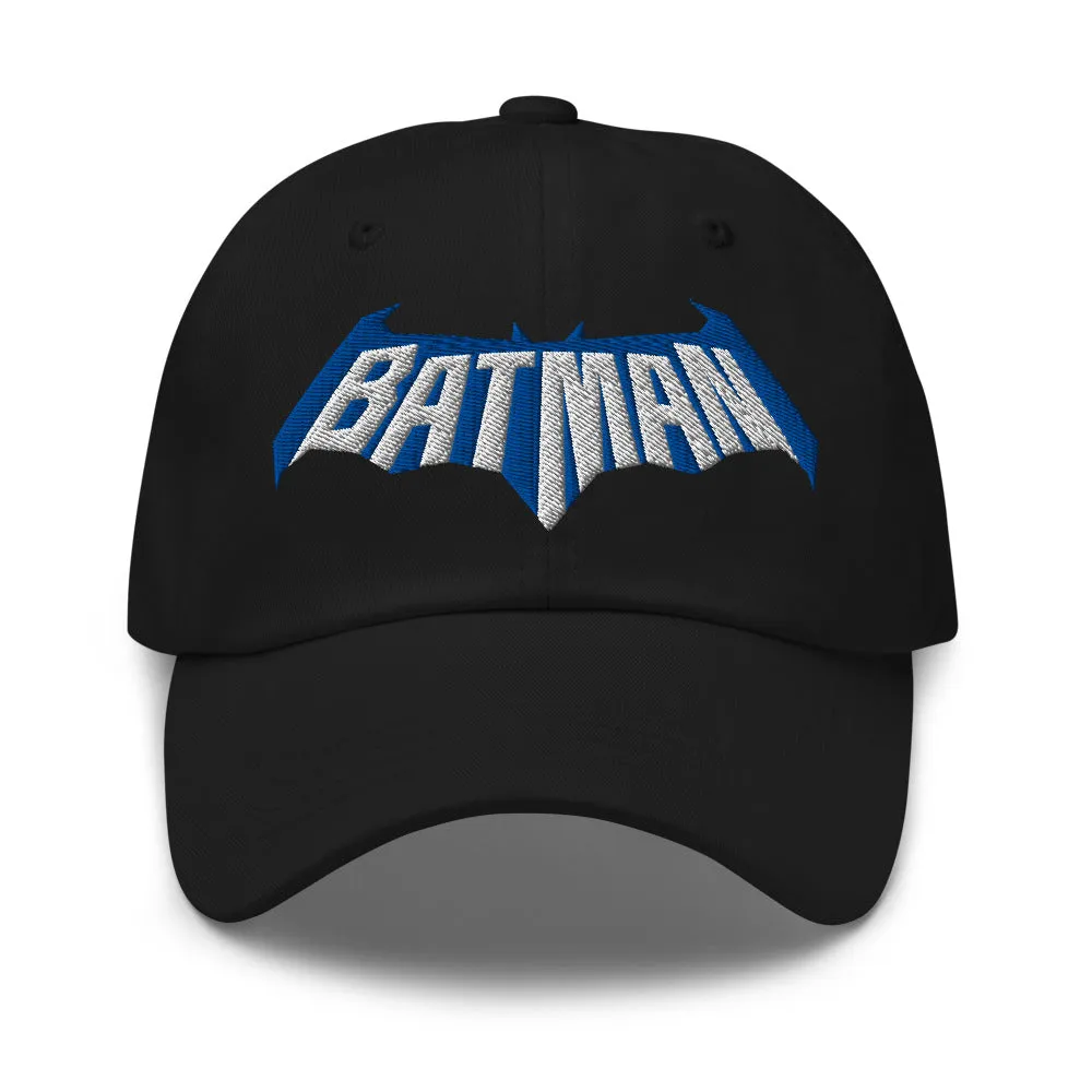 BATMAN #1 Comic Logo Embroidered Dad Hat sold by DC Comics