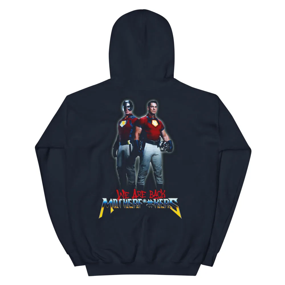 PEACEMAKER We Are Back Hoodie sold by DC Comics