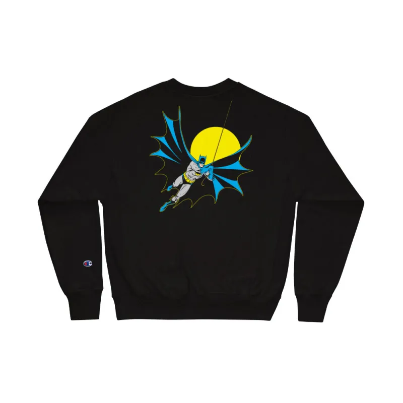 BATMAN Swinging into Action Champion® Embroidered Sweatshirt sold by DC Comics