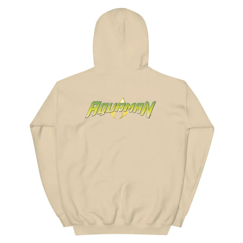 AQUAMAN Logo Embroidered Hoodie sold by DC Comics