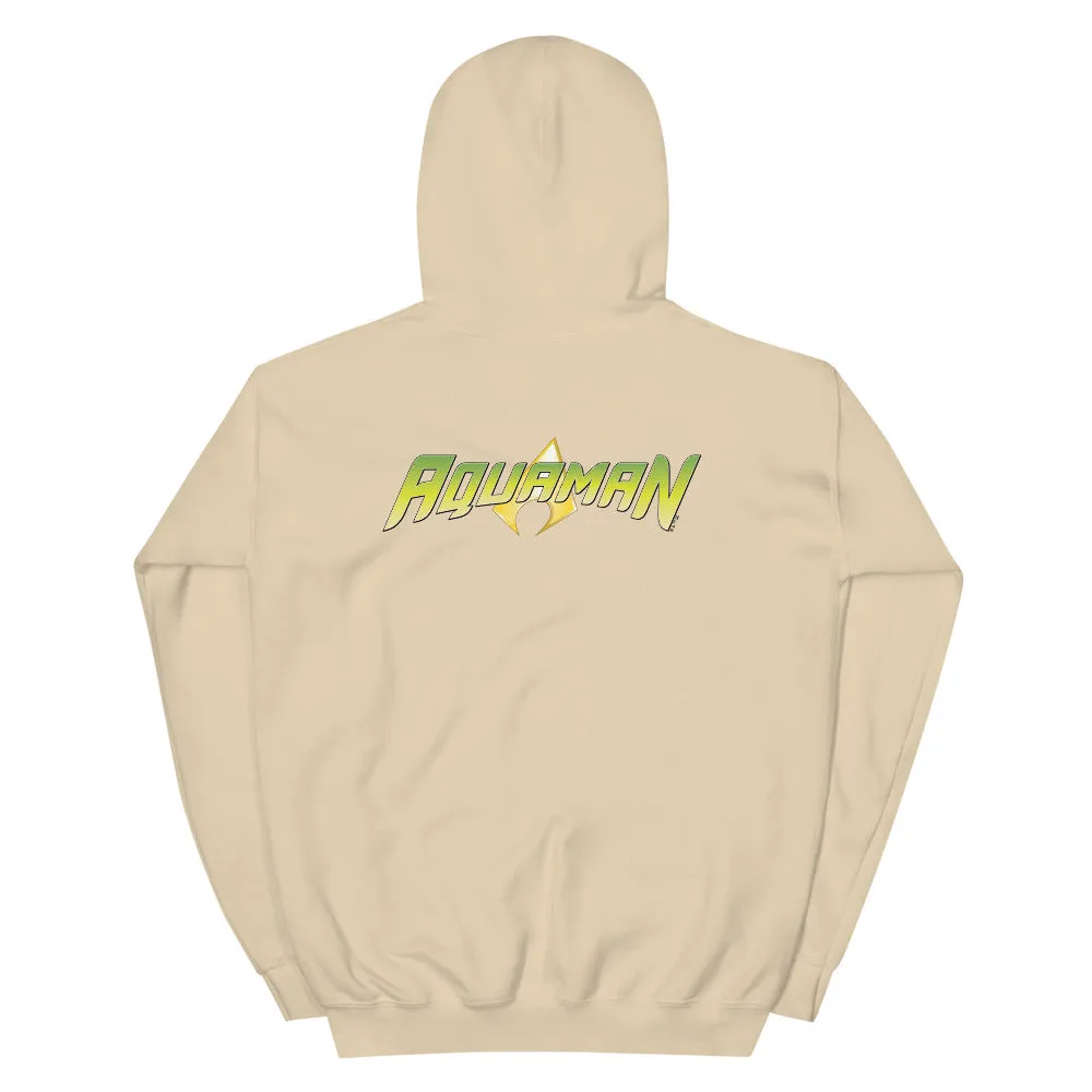 AQUAMAN Logo Embroidered Hoodie sold by DC Comics
