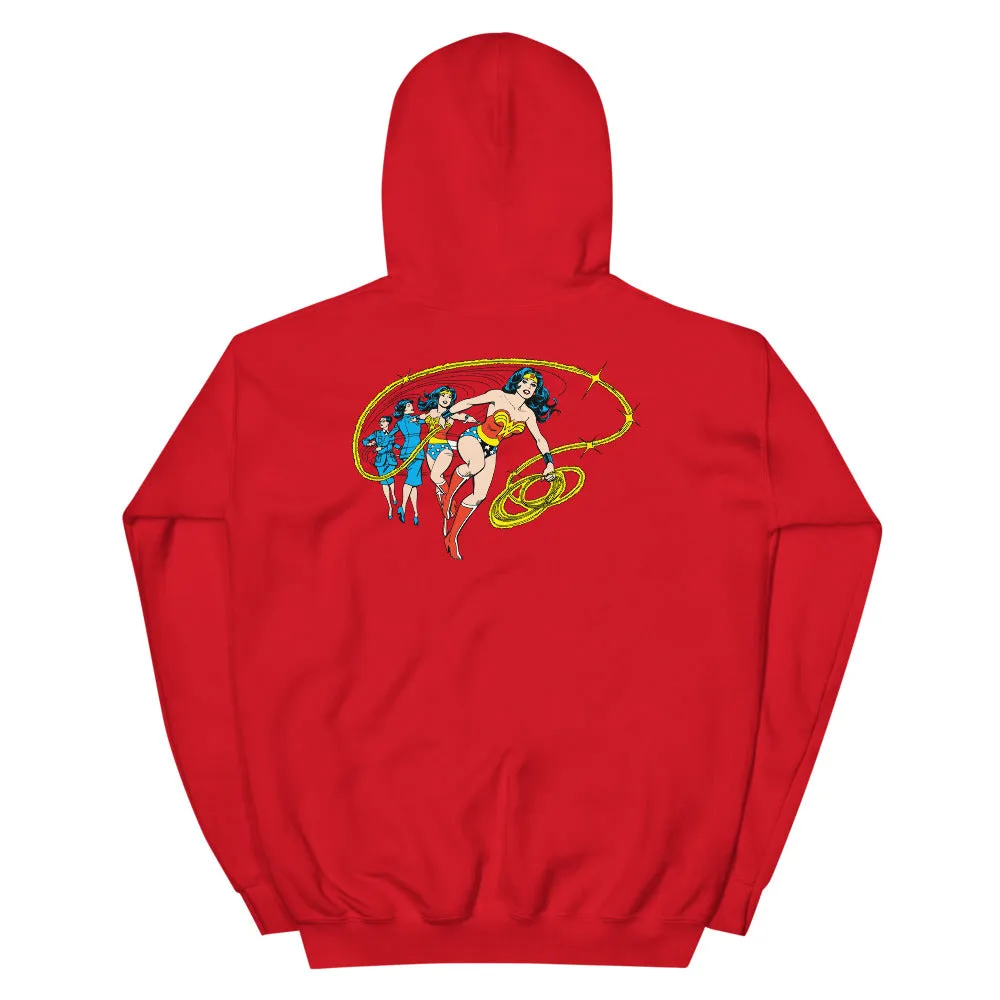 WONDER WOMAN Costume Transformation Embroidered Hoodie sold by DC Comics product image thumbnail 2