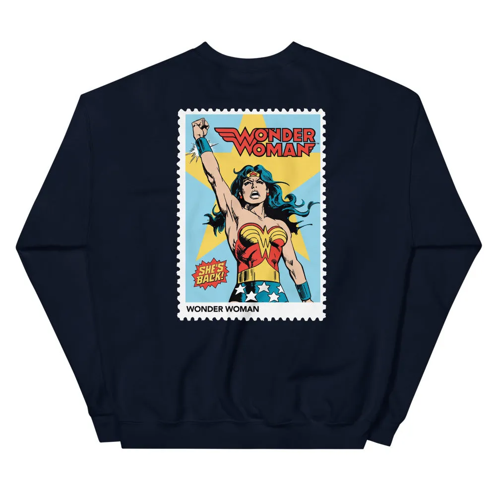 WONDER WOMAN She's Back Embroidered Sweatshirt sold by DC Comics product image thumbnail 5
