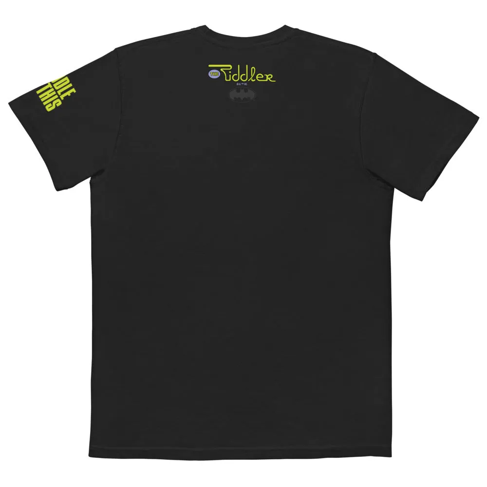 THE RIDDLER Comfort Colors Pocket T-Shirt "Riddle Me This" sold by DC Comics product image thumbnail 2