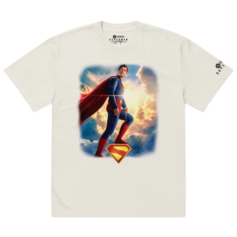 SUPERMAN 2025 Oversized Faded T-Shirt Hero sold by DC Comics